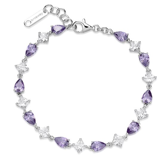 Bracelet Brosway Femme FANCY MAGIC PURPLE in Argent Cubic Zirconia FMP113 - FMP113
